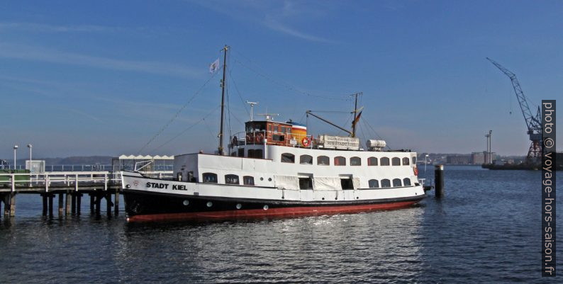 Bateau historique de 1934 MS Stadt Kiel. Photo © André M. Winter