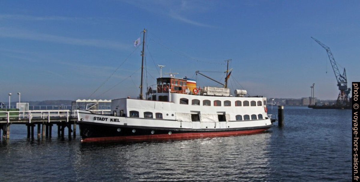 Bateau historique de 1934 MS Stadt Kiel. Photo © André M. Winter