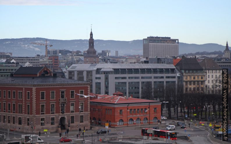 Vue sur une partie d'Oslo. Photo © Alex Medwedeff