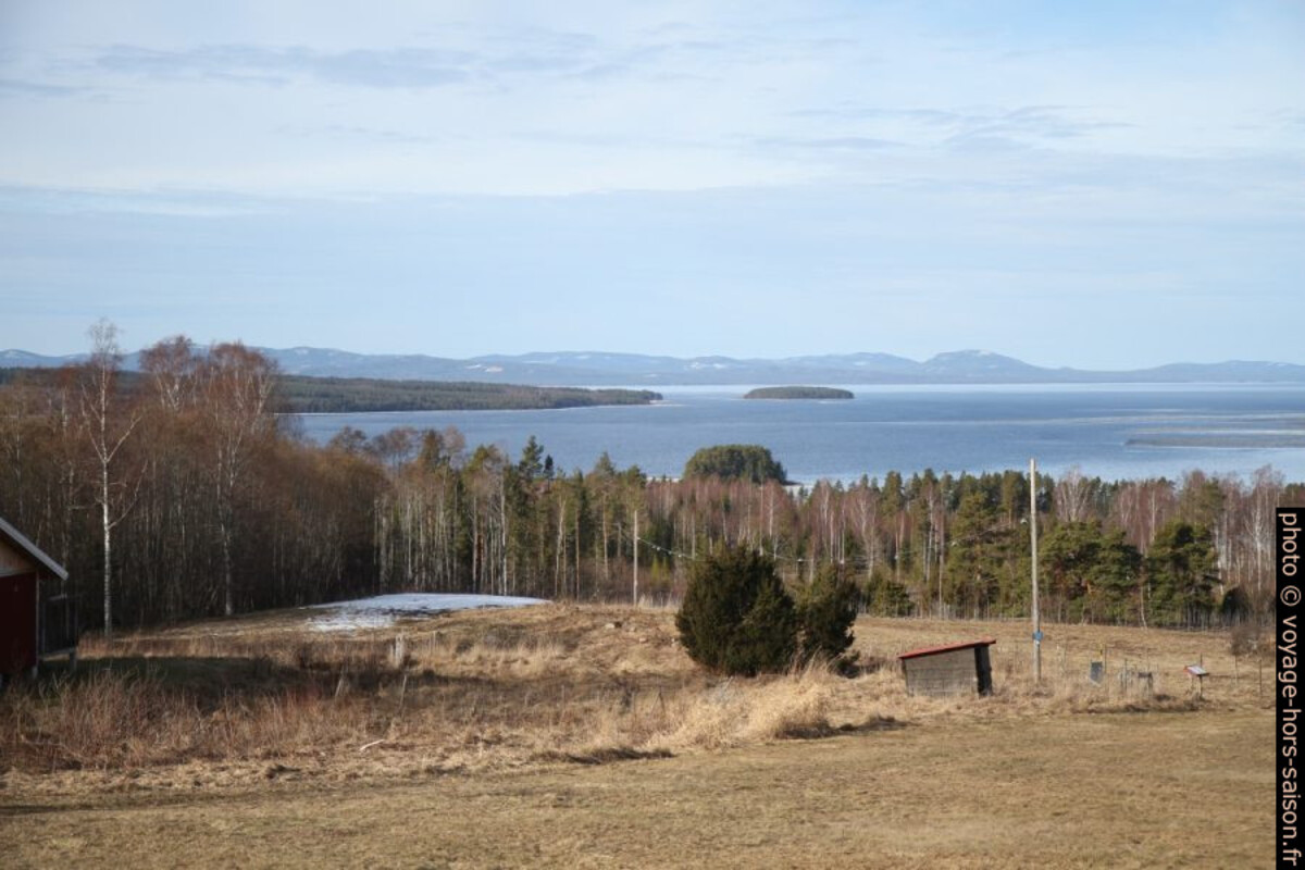Vu de Tällberg sur le Lac Siljan. Photo © André M. Winter