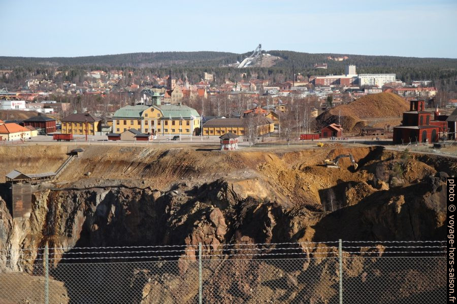 Stora Stöten, ancien immeuble administratif et tremplin de Falun. Photo © Alex Medwedeff