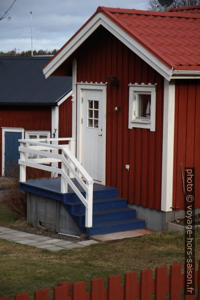 Maison rouge falun à Norrfällsviken. Photo © Alex Medwedeff