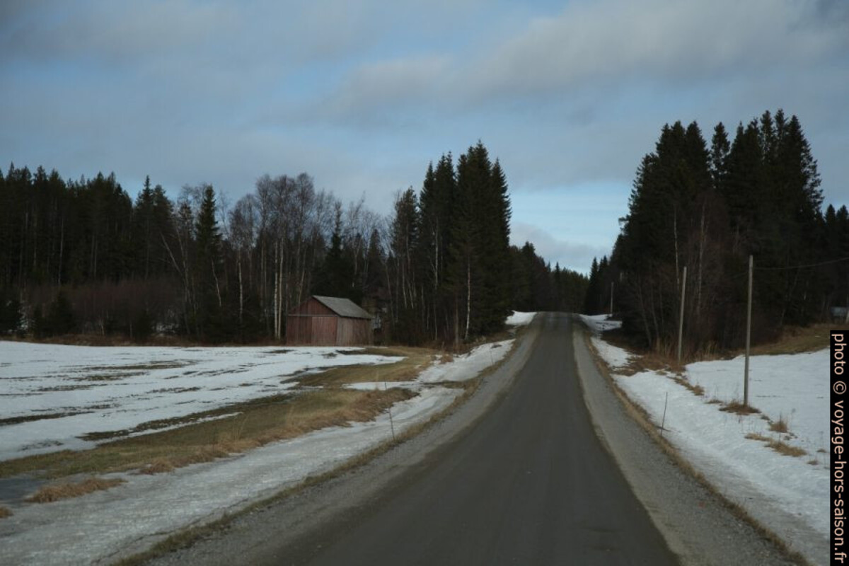 Route non-revêtue près de Gammelbyn. Photo © Alex Medwedeff