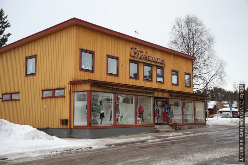 Magasin Björkmans des années 1960 dans Köpmangatan. Photo © Alex Medwedeff