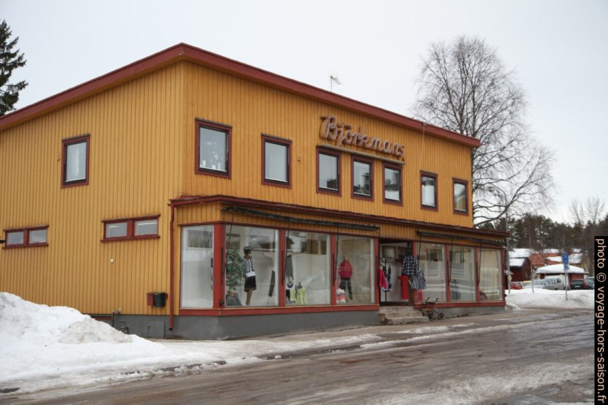 Magasin Björkmans des années 1960 dans Köpmangatan. Photo © Alex Medwedeff