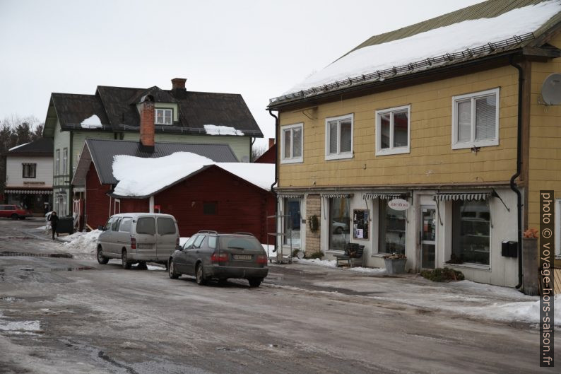 Köpmangatan à Jokkmokk en hiver. Photo © Alex Medwedeff