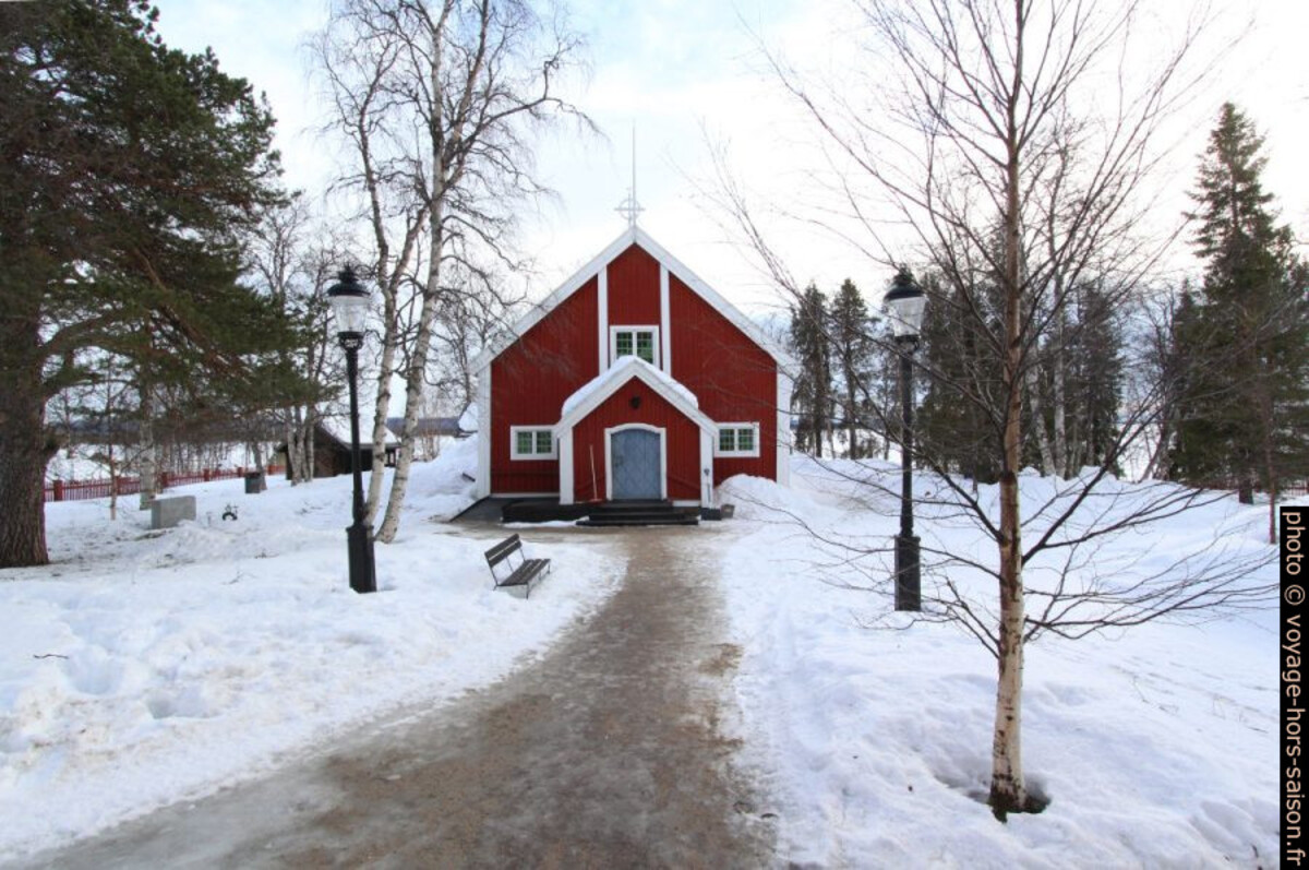 Église de Jukkasjärvi. Photo © André M. Winter