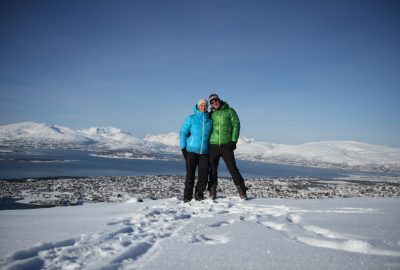 Alex et André sur le Storsteinen. Photo © Voyage Hors Saison, André M. Winter