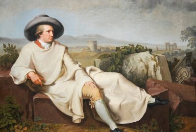 Johann Heinrich Wilhelm Tischbein - Goethe in der römischen Campagna