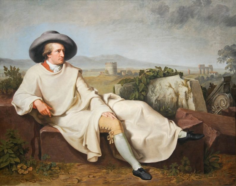 Johann Heinrich Wilhelm Tischbein - Goethe in der römischen Campagna