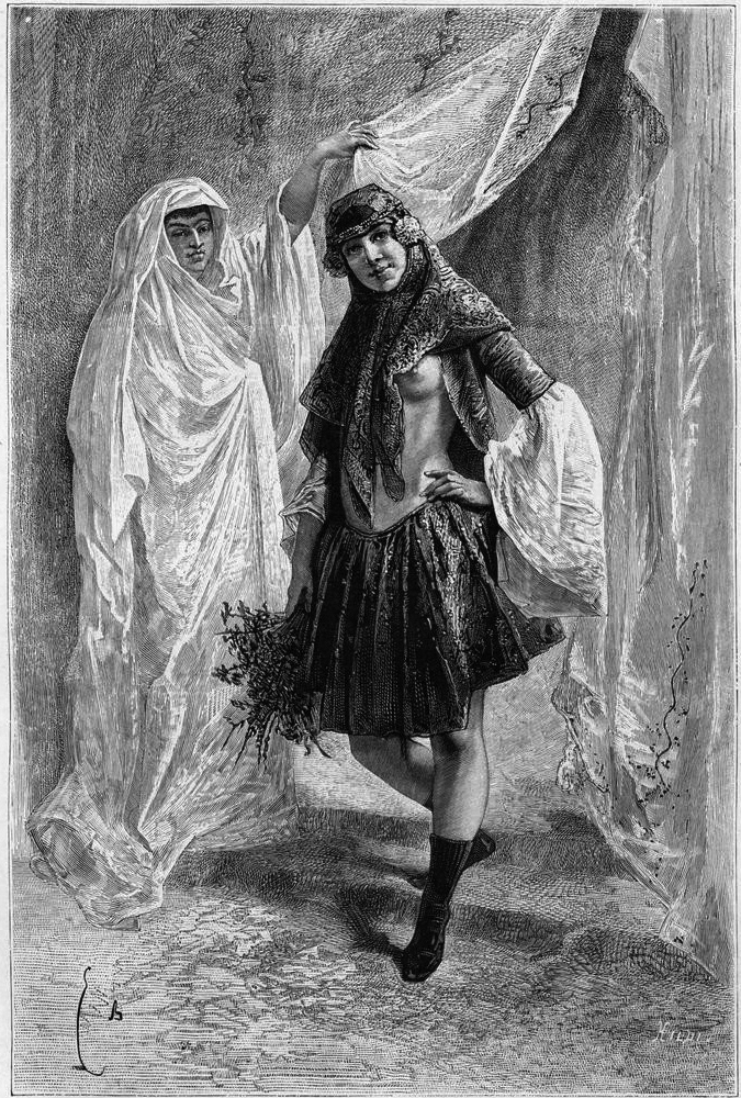 Ziba Khanoum légèrement vêtue à Ispahan.