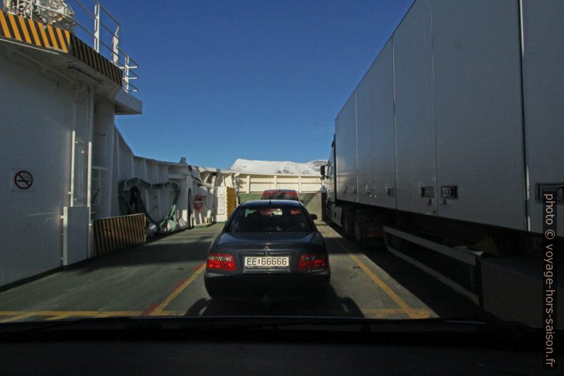 Sur le ferry entre Skarberget et Bognes