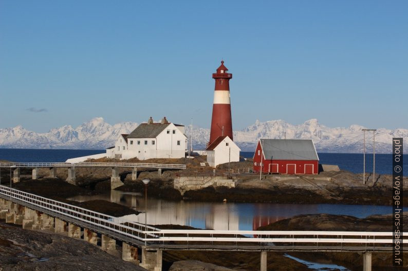 Le Phare de Tranøy un matin d'hiver