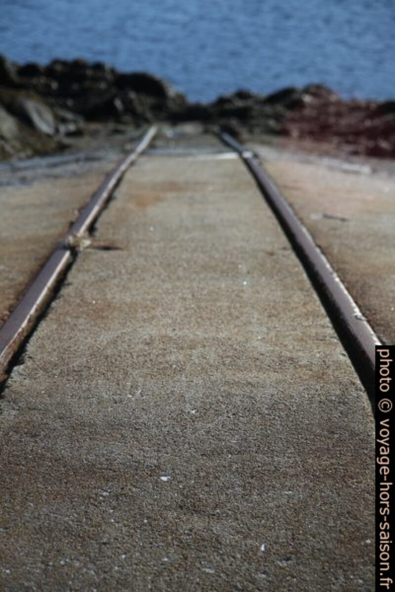 Rails du quai de Tranøy