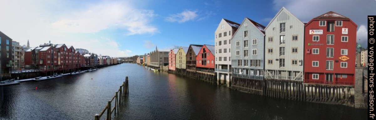 Panorama des Entrepôts le long de la Nidelva. Photo © André M. Winter