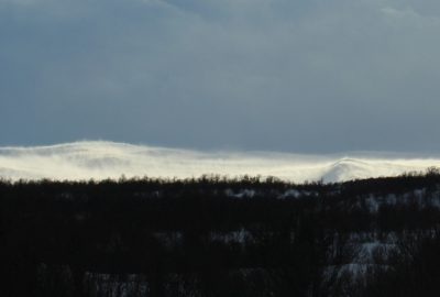 Tempête sur les montagnes au sud d'Oppdal. Photo © André M. Winter