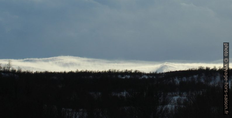 Tempête sur les montagnes au sud d'Oppdal. Photo © André M. Winter
