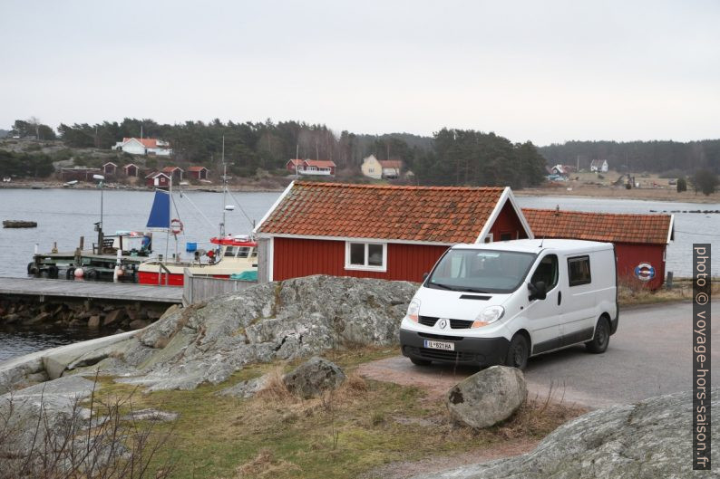 Notre trafic au bout de la route de Saltö. Photo © Alex Medwedeff