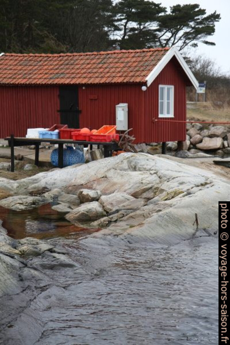 Maison de pêche à Västra Bryggan. Photo © Alex Medwedeff