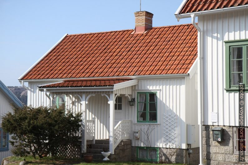 Maison d'habitation blanche. Photo © Alex Medwedeff