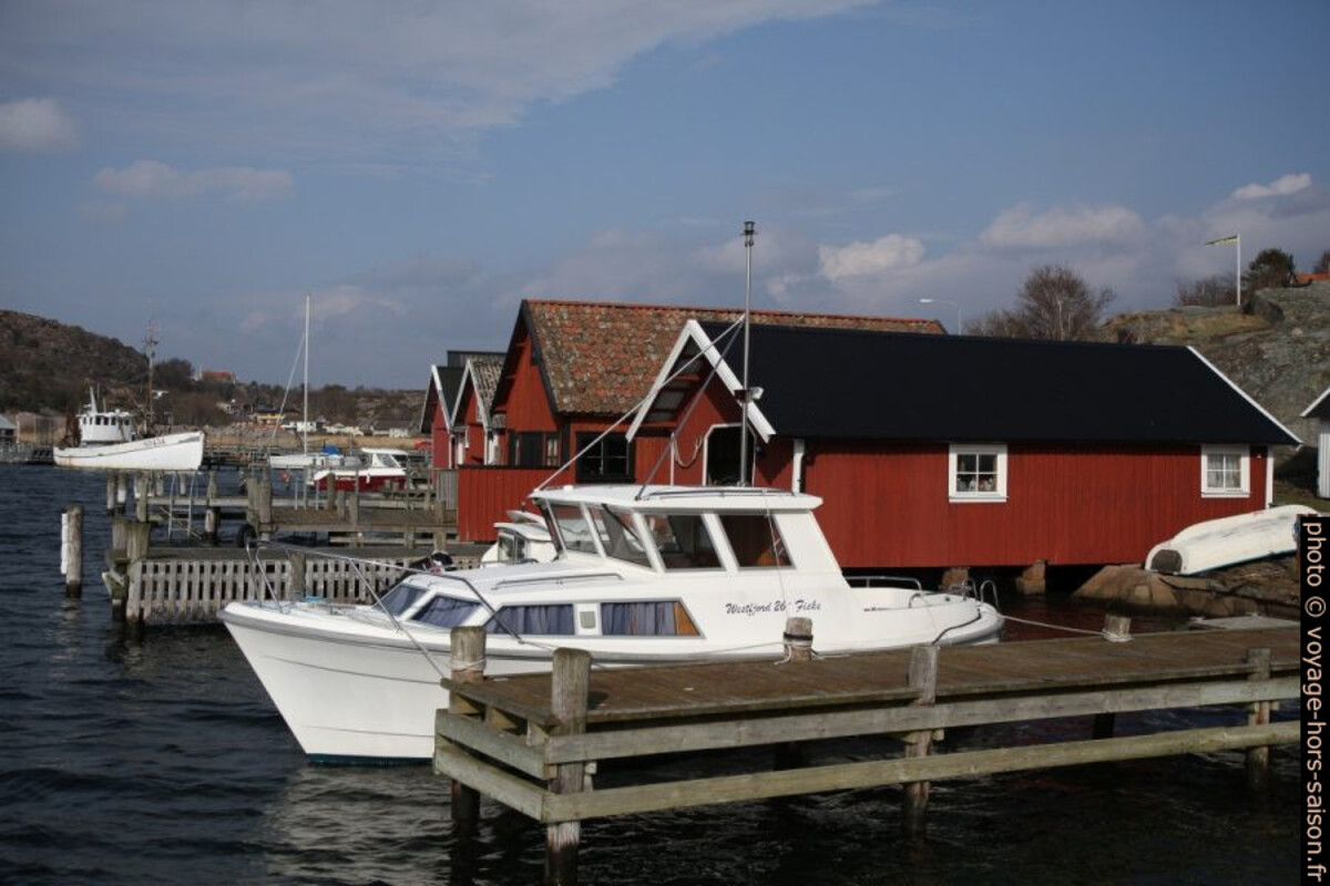 Maisons de pêcheurs de Hamburgsund. Photo © Alex Medwedeff