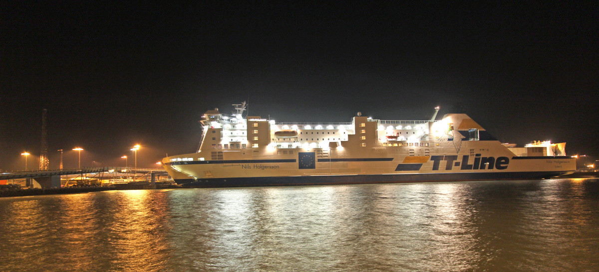 Ferry Nils Holgerson de la TT-Line. Photo © André M. Winter