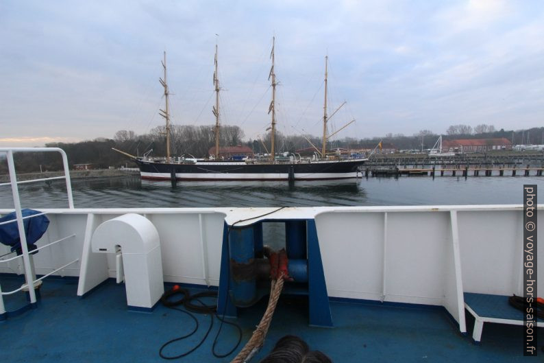 Voilier quatre-mâts barque Passat. Photo © André M. Winter