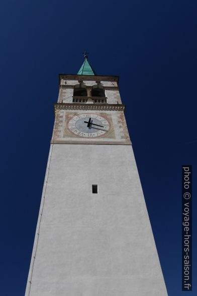 Clocher de l'église Santa Giustina à Auronzo. Photo © André M. Winter