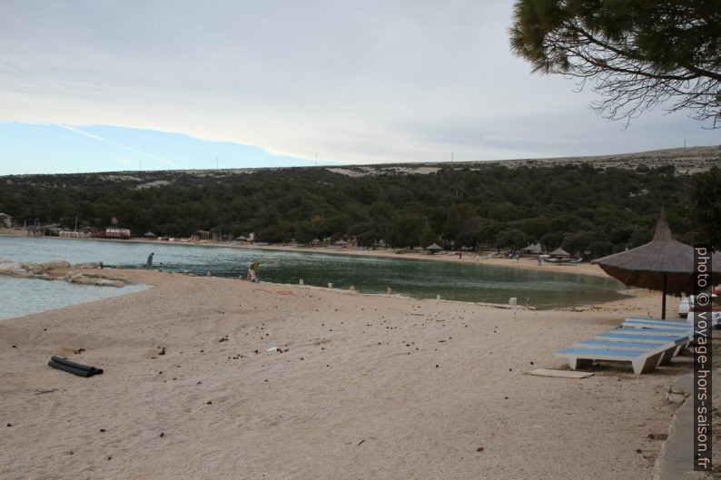 Plage du Camping de Šimuni. Photo © Alex Medwedeff