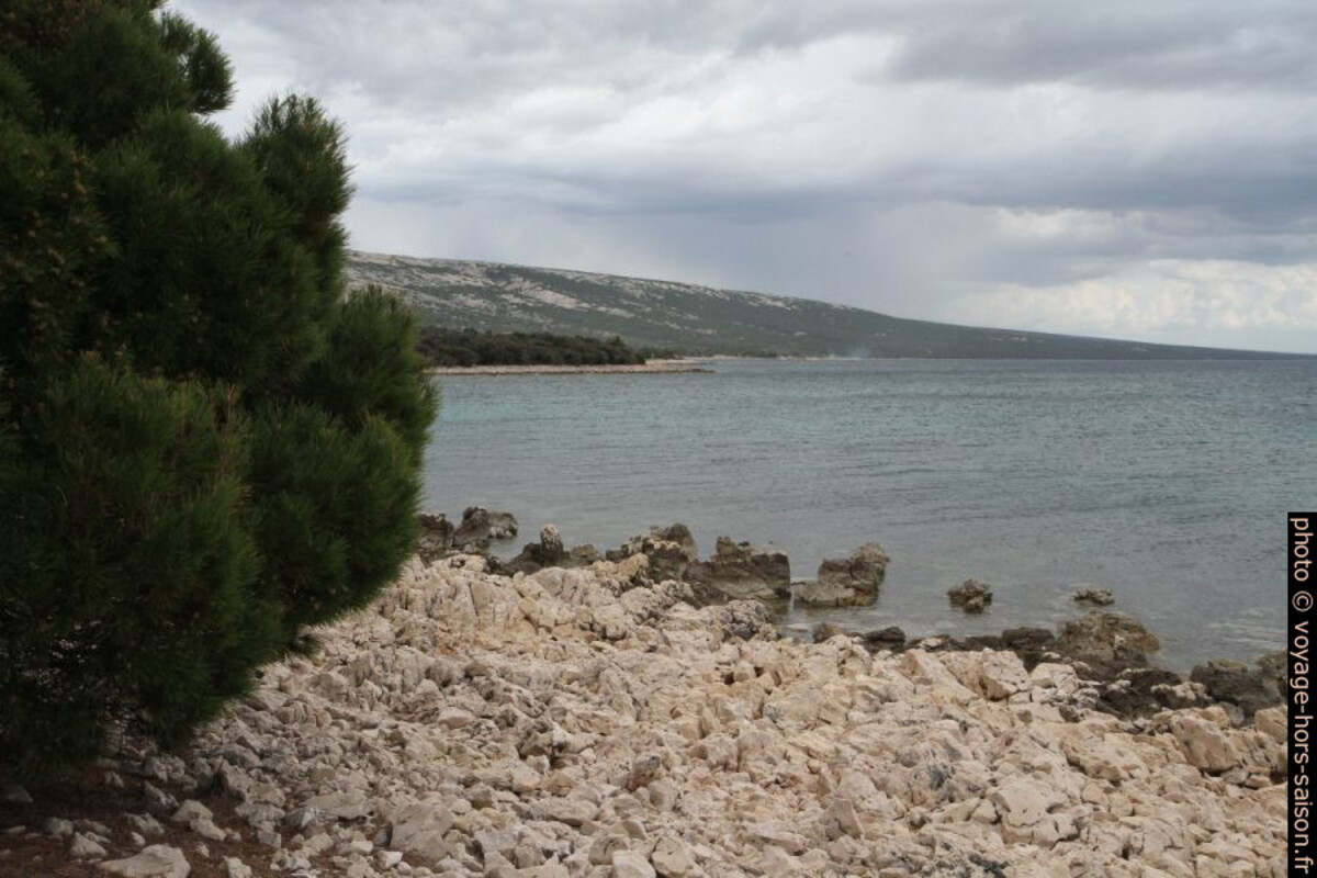 Vue du Cap Rt Selac vers le sud-est. Photo © Alex Medwedeff