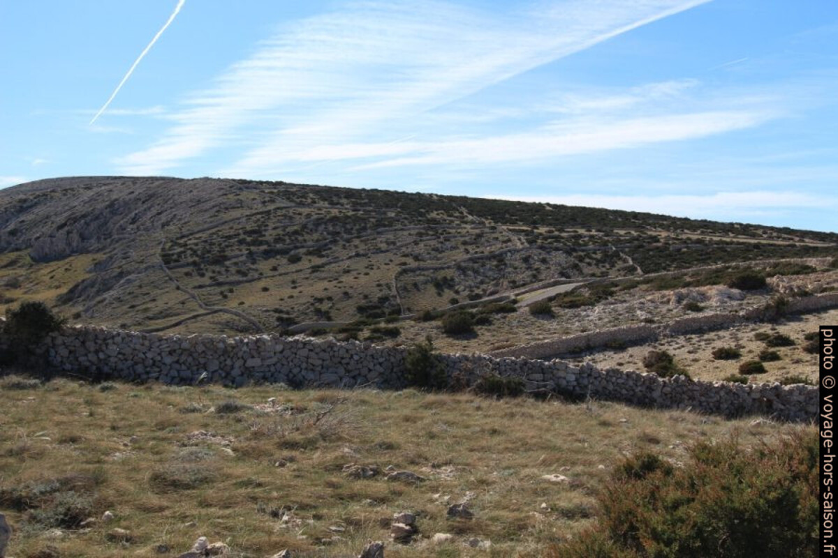 Vieux murets à Crkvine et Cingulja Stan. Photo © André M. Winter