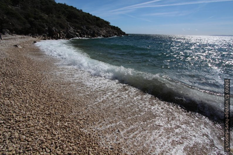 Plage de Vadikandija sur l'Île de Pag. Photo © André M. Winter