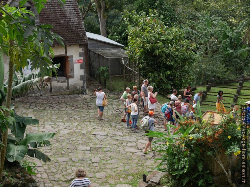 Tour guidé à l'habitation la Grivelière. Photo © André M. Winter