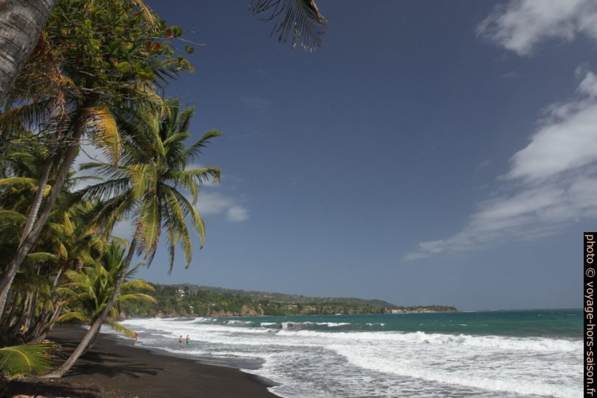 Plage et Pointe de la Grande Anse de Capesterre. Photo © Alex Medwedeff
