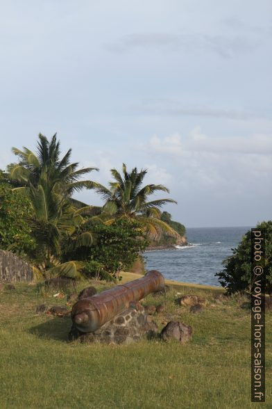 Un canon à Vieux-Fort. Photo © Alex Medwedeff