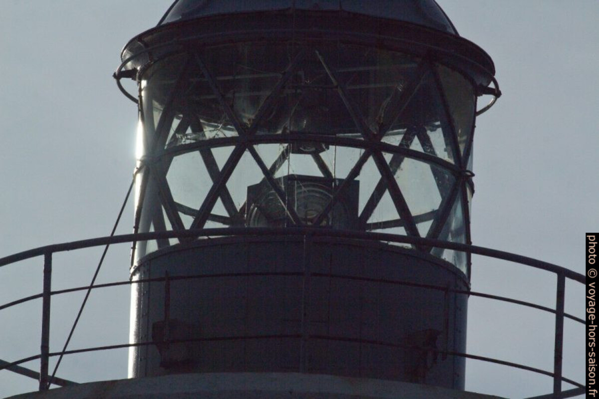 Lanterne du Phare de Vieux-Fort. Photo © André M. Winter
