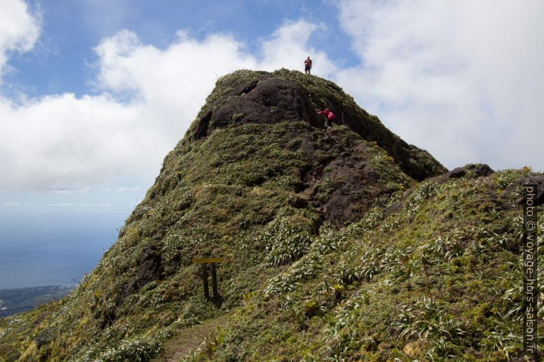 Piton Saussure, 1457m. Photo © Alex Medwedeff