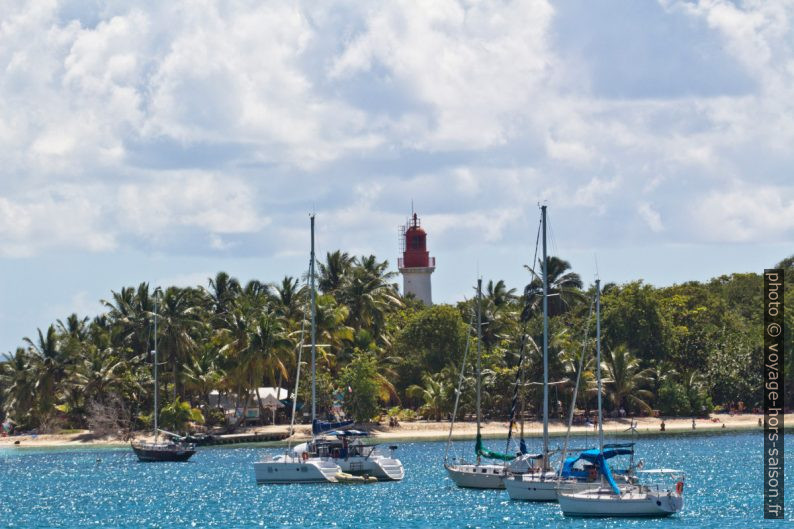 Phare sur l'île du Gosier. Photo © André M. Winter