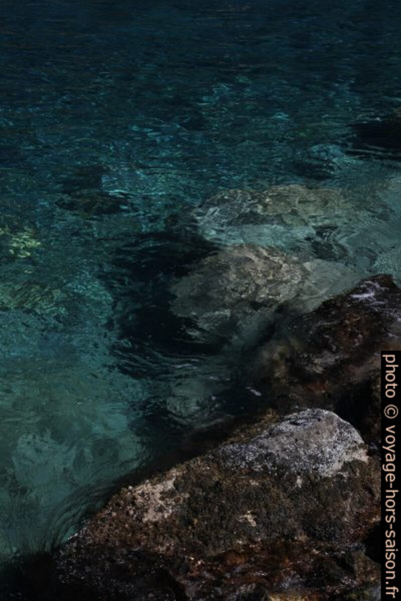 L'eau claire de la Mer des Caraïbes. Photo © Alex Medwedeff