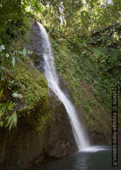 Vue de la cascade de Bois Bananes. Photo © André M. Winter