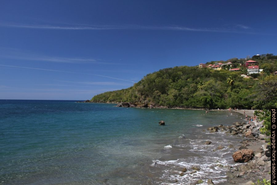 Pointe de Malendure et la partie nord de la plage. Photo © Alex Medwedeff