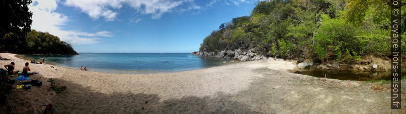 Plage de la Petite Anse entre Deshaies et Pointe-Noire. Photo © André M. Winter