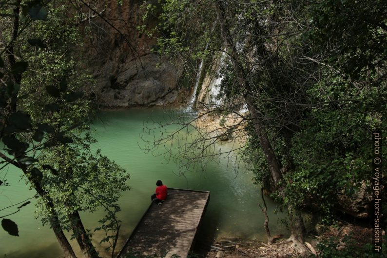 Plateforme au lac de la Cascade des Carmes. Photo © André M. Winter