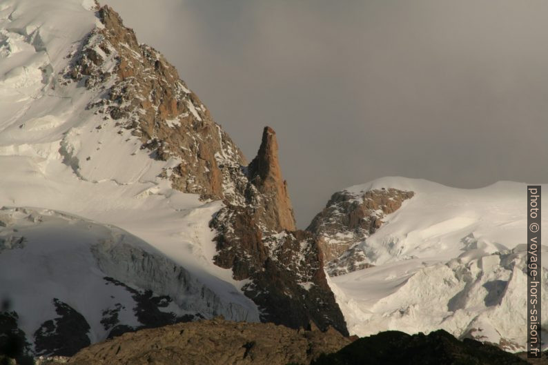 Aiguille de Saussure, 3839 m, vue en 2008. Photo © André M. Winter