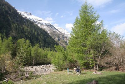 Camp dans la Vallée du Fournel. Photo © André M. Winter