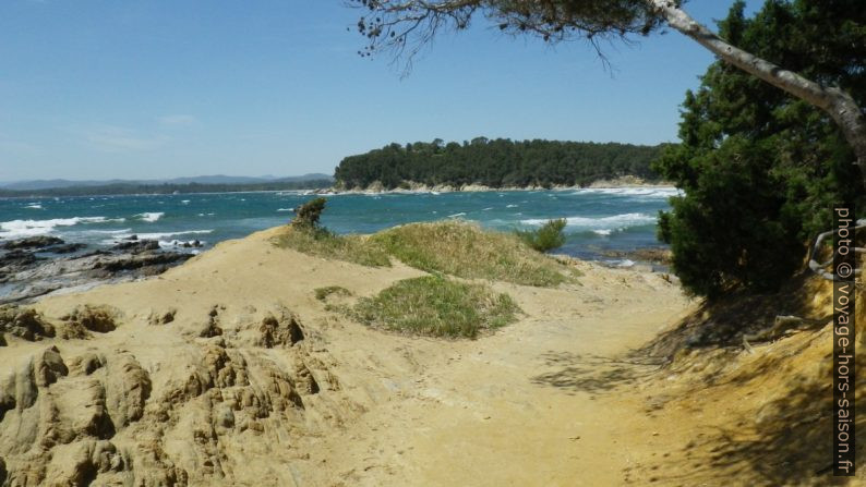 Sentier du littoral à la Pointe du Diable. Photo © André M. Winter