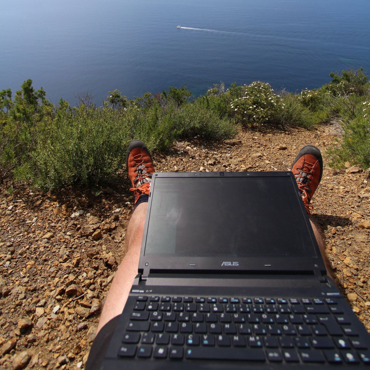Relevé d’une randonnée au sud de l’Île d’Elbe. Photo © André M. Winter