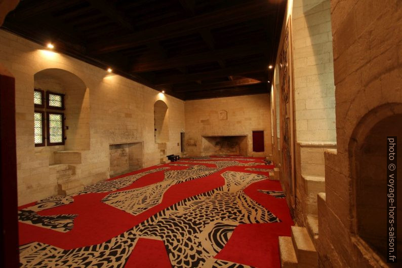 Salle des festins du Château de Tarascon. Photo © André M. Winter