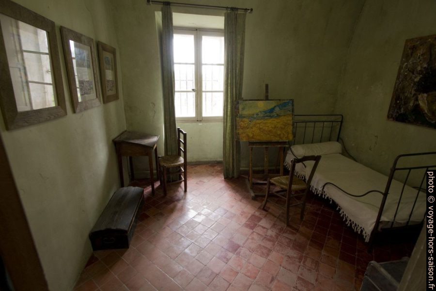 Chambre de Van Gogh dans l'ancienne clinique psychiatrique de St. Paul de Mausole. Photo © André M. Winter