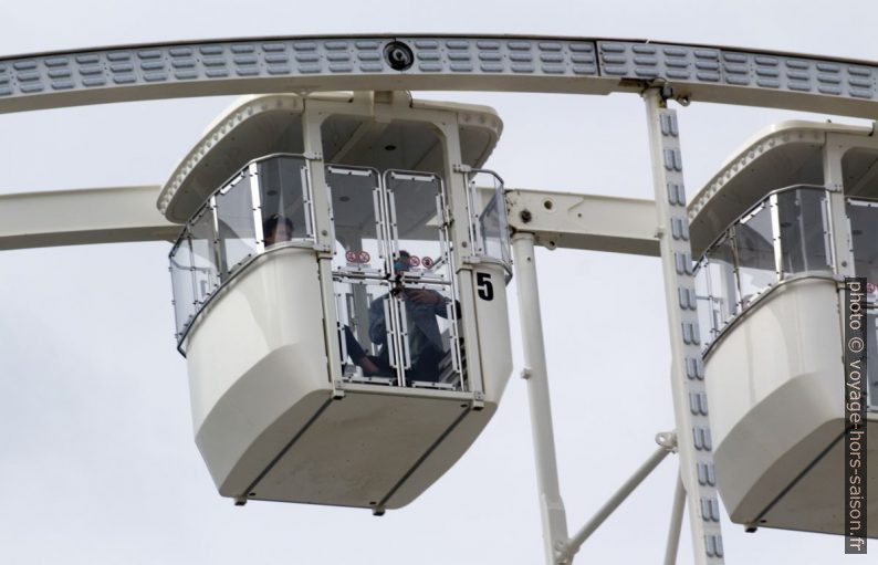 Cabines de la Grande Roue. Photo © André M. Winter